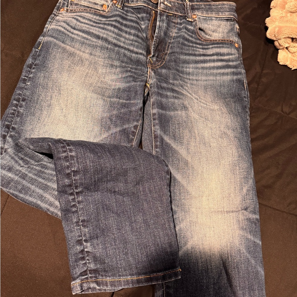 American Eagle Outfitters Relaxed Fit Blue Jeans